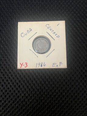 1916 Cuba 1 Centavo Extra Fine Copper Nickel Coin - MM00277